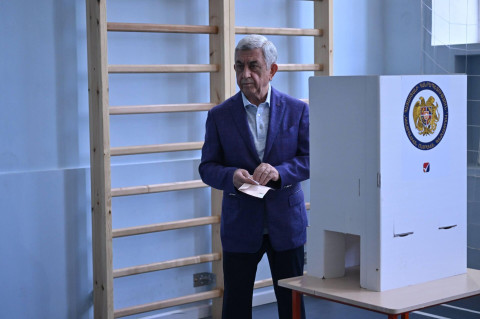 Սերժ Սարգսյանը քվեարկել է