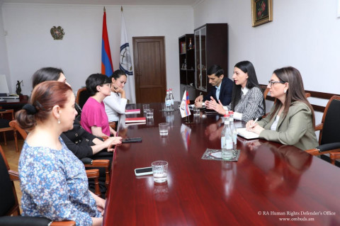 ՄԻՊ-ն ընդունել է քաղհասարակության ներկայացուցիչներին․ մարդու իրավունքների պաշտպանությանն առնչվող հարցեր են քննարկվել