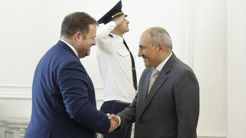 UK looks forward to working with the new, democratically elected Armenian government, Doughty
