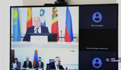 Ermənistan nümayəndə heyəti MDB Konsulluq Şurasının iclasında videokonfrans vasitəsilə iştirak edi