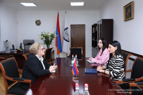 ՄԻՊ-ը և ՄԹ դեսպանը քննարկել են մարդու իրավունքների պաշտպանությանն առնչվող հարցեր