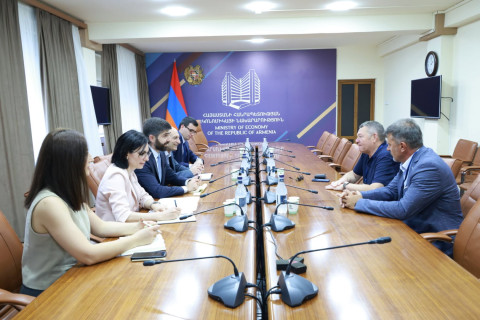 Էկոնոմիկայի փոխնախարար Արման Խոջոյանն  ընդունել է գերմանական «Մոնոլիտ Նորդ» ՍՊԸ ղեկավարներին․ քննարկվել են համագործակցության հեռանկարները
