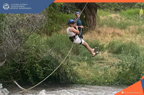 Փրկարարներն իրականացրել են գետանցում և անվտանգ դուրս բերել քաղաքացիներին