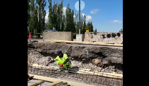 Երևան-Սևան ճանապարհի վրա կայծակի հարվածից վնասված կամուրջը վերականգնվում է