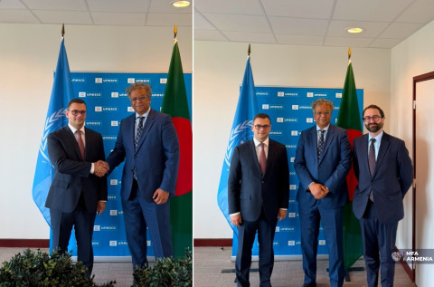 Reforms planned under UN80 initiative discussed during meeting between Robert Abisoghomonyan and Khondker Talha