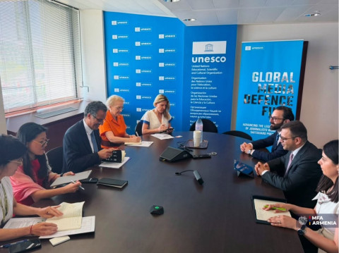 Փարիզում քննարկվել են Հայաստանի և ՅՈՒՆԵՍԿՕ-ի մշակութային համագործակցության հեռանկարները