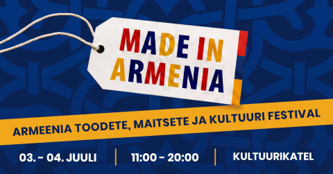 Հրավիրում ենք «Made in Armenia» ցուցահանդեսին, որը տեղի կունենա Տալլինում. ՀՀ ԱԳ փոխնախարար