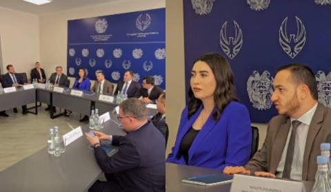 Արփինե Սարգսյանը և Մխիթար Հայրապետյանն այցելել են Ռազմարդյունաբերության կոմիտե