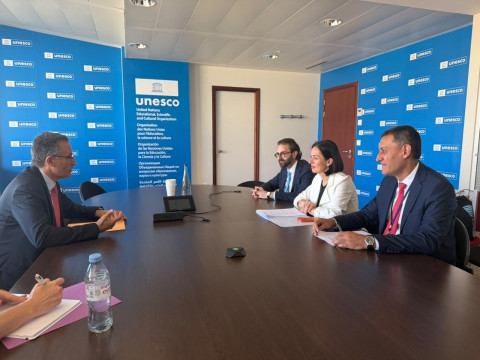 Ժաննա Անդրեասյանը և Նայեֆ ալ Ֆայեզը քննարկել են Մատենադարանի և ՅՈՒՆԵՍԿՕ-ի միջև համագործակցության հեռանկարները