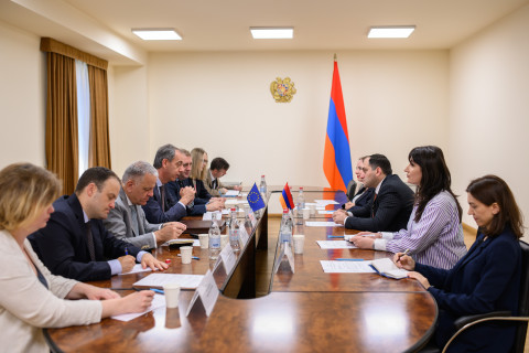 ՀՀ-ում ԵՄ գործընկերության առաքելության պատվիրակության հետ քննարկվել են Հայաստանի ներգրավվածության հնարավորությունները եվրոպական կապակցվածության նախաձեռնություններում