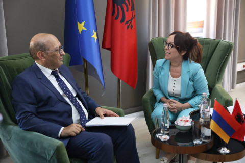 Դեսպան Մկրտչյանը և Կլոդիանա Սպահյուն քննարկել են Հայաստան–Ալբանիա միջխորհրդարանական համագործակցության զարգացման հեռանկարները