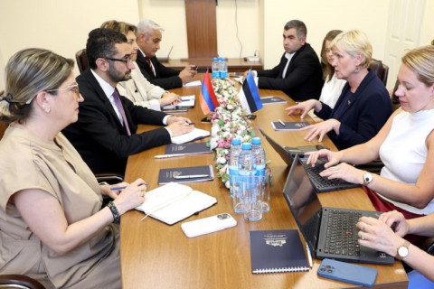 Հայաստանը շարունակում է մնալ Էստոնիայի առաջնահերթ գործընկեր երկրներից մեկը․ Արմեն Ղազարյանն ընդունել է Էստոնիայի միջազգային զարգացման կենտրոնի ղեկավար կազմին