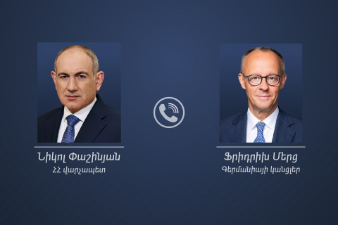 Nikol Pashinyan and Friedrich Merz exchange views on regional and international agenda