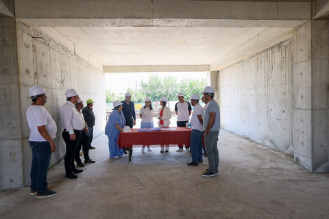 Ժաննա Անդրեասյանը հետևել է Սիսավանի միջնակարգ դպրոցի կառուցման աշխատանքներին