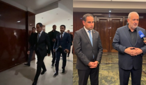Դավիթ Խուդաթյանը հանդիպել է ԻԻՀ էներգետիկայի նախարար Աբբաս Ալիաբադիի հետ
