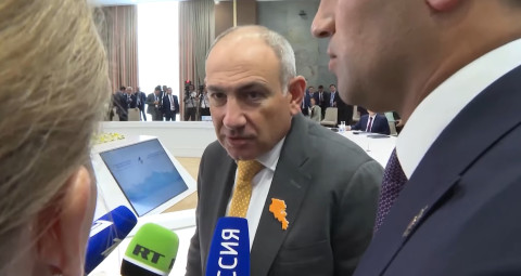 Никол Пашинян ответил на вопросы представителей российских СМИ