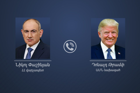 Nikol Pashinyan and Donald Trump hold phone Conversation