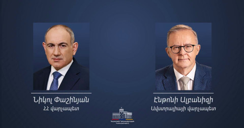 Australian Prime Minister sends congratulatory message to Pashinyan on reappointment as Prime Minister