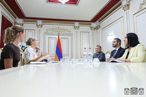 Ruben Rubinyan receives Ambassador of the Kingdom of Sweden to the RA Eva Sundquist