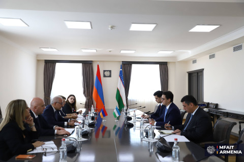 Հայաստանի և Ուզբեկստանի ԱԳՄԱ նախարարների տեղակալները կարևորել են երկկողմ հարաբերություններում իրավապայմանագրային հիմքերի ընդլայնումը