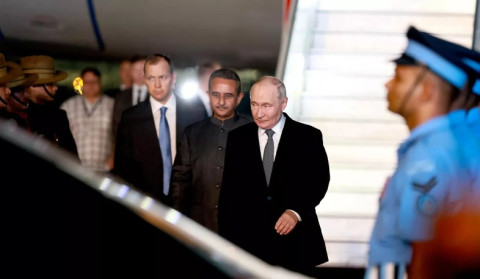 Putin arrived in India for a three-day visit