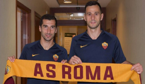 Mkhitaryan and Kalinić return to field