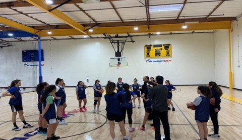 Coach of Armenian youth basketball team tries players in Los Angeles