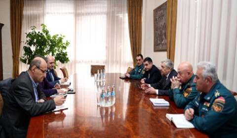 ԱԻ նախարարն ընդունել է ԱՏՁՄ տնօրեն Կարեն Վարդանյանին
