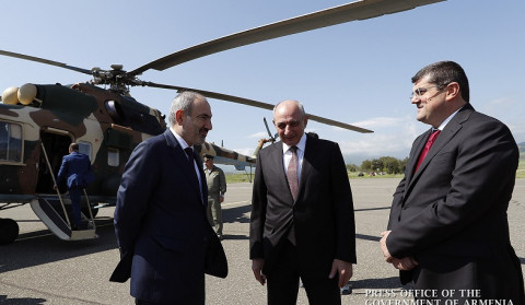 Նիկոլ Փաշինյանն Արցախում է