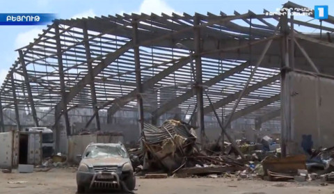 Beirut after the explosion. The situation at the blast epicenter two weeks later