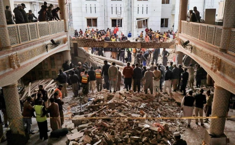 Death toll from explosion and shooting in Pakistan exceeded 30