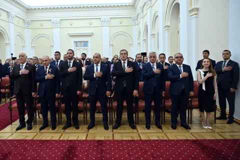 Անկախության տոնի առթիվ Հանրապետության նախագահի նստավայրում տեղի է ունեցել պարգևատրման հանդիսավոր արարողություն
