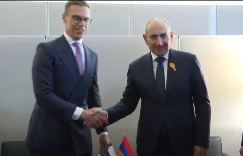 Հանդիպում Ֆինլանդիայի նախագահ Ալեքսանդր Ստուբի հետ․ վարչապետ