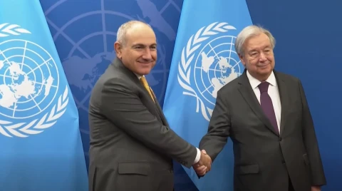 Հանդիպում ՄԱԿ-ի գլխավոր քարտուղար Անտոնիու Գուտերեշի հետ. Փաշինյանը տեսանյութ է հրապարակել
