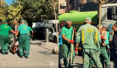 Պապ թագավորի փողոցի երկրորդ հատվածում ավարտվել են մայթերի բարեկարգման աշխատանքները