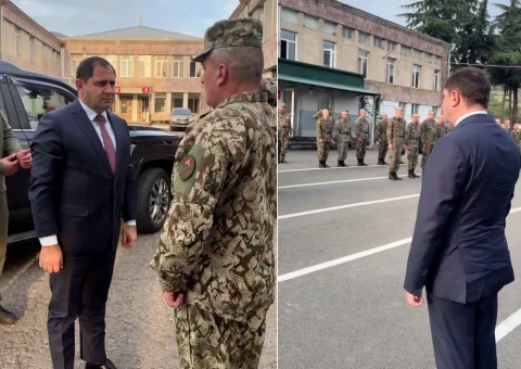 Սուրեն Պապիկյանը ստուգայց է կատարել զորամասում
