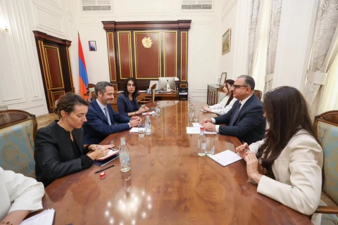 Տիգրան Խաչատրյանն ու Ֆրանսիայի դեսպանը քննարկել են երկկողմ օրակարգի առանցքային ուղղությունները