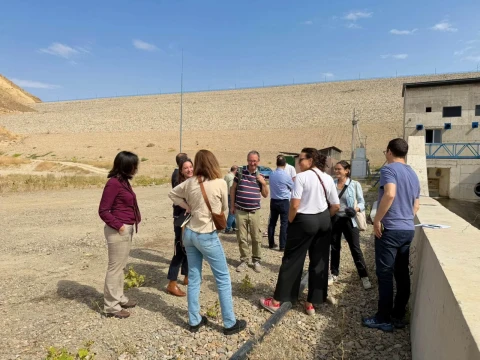 Ֆրանսիական առաջատար լրատվամիջոցների ներկայացուցիչները Հայաստանում ծանոթացել են IADAAM ծրագրի և Վեդու ջրամբարի աշխատանքներին