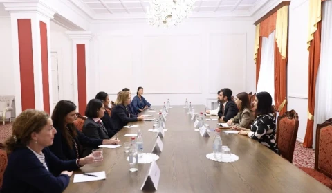 Քրիստինա Քվինի գլխավորած պատվիրակությունը հյուրընկալվել է խորհրդարանում
