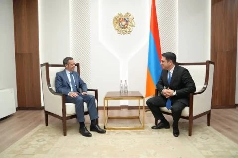 ԱԽ քարտուղարը Ֆրանսիայի դեսպանի հետ քննարկել է ՀՀ-ԵՄ փոխգործակցության ընթացքին առնչվող հարցեր