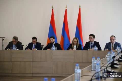 Վահան Կոստանյանը Բելգիայից ժամանած գործարար պատվիրակությանը ներկայացրել է արտահանման շուկաների դիվերսիֆիկացման ուղղությամբ իրականացվող քայլերը