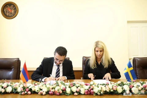 Աղետների ռիսկի կառավարման առաջմղում՝ հայ-շվեդական համագործակցությամբ․ ստորագրվել է մտադրությունների մասին հուշագիրը