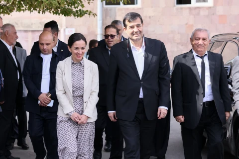 Ժաննա Անդրեասյանը և Ահմադ Դոնիամալին այցելել է Օլիմպիական հերթափոխի մարզական քոլեջ