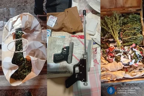 Հրազդանի համայնքային ոստիկանները թմրանյութի 105 փաթեթ և զենք-զինամթերք են առգրավել