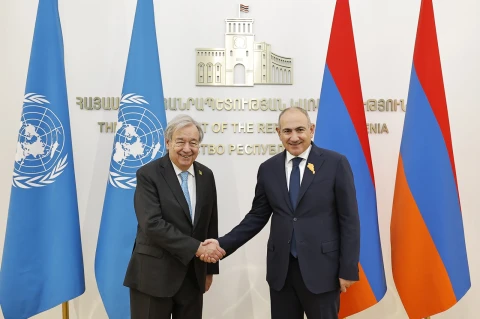 Նիկոլ Փաշինյանն ընդունել է ՄԱԿ-ի գլխավոր քարտուղար Անտոնիու Գուտերեշին