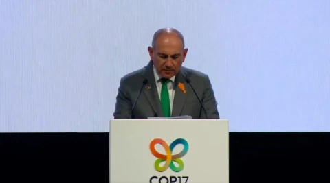 Nikol Pashinyan is delivering speech at opening of plenary session of Leaders’ Summit on Biodiversity