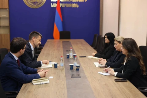 ՀՀ ՏԿԵ փոխնախարարը UNOPS-ի ներկայացուցիչների հետ քննարկել է կանաչ ենթակառուցվածքների զարգացման հեռանկարները