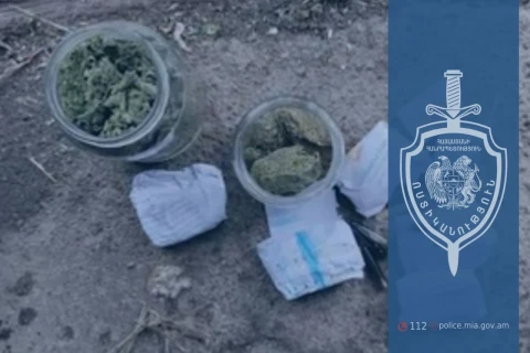 Շիրակի քրեական ոստիկանները մոտ 1 կգ մարիխուանա են հայտնաբերել