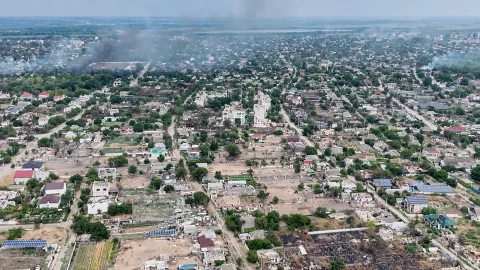 Ahead of Oleshky evacuation, Russian and Ukrainian delegations meet in Belarus