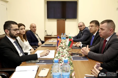 Արմեն Ղազարյանը բուլղարացի գործընկերների հետ քննարկել է թմրամիջոցների, զենք-զինամթերքի ապօրինի շրջանառության կանխարգելմանն առնչվող հարցեր